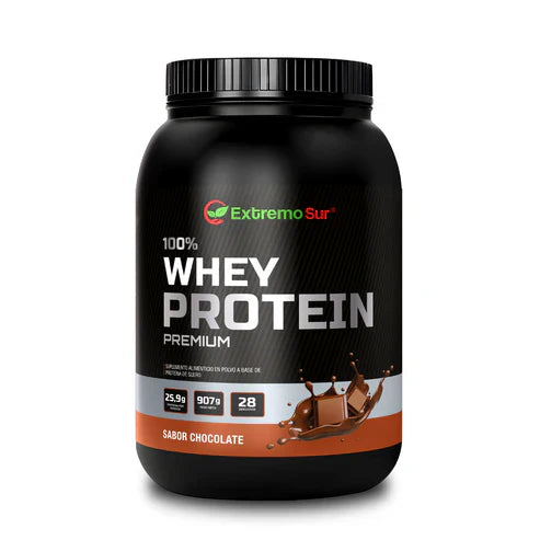Whey protein 100% sabor chocolate 2Lb (907g)