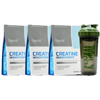 Pack 3 CREATINAS MONOHIDRATADA OSTROVIT DE 300 GRS + SHAKER DE REGALO
