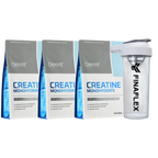 Pack 3 CREATINAS MONOHIDRATADA OSTROVIT DE 300 GRS + SHAKER DE REGALO