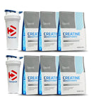 6 creatinas de 500g Ostrovit + 2 SHAKERS