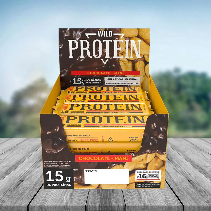 WILD PROTEIN CAJA 16 BARRAS