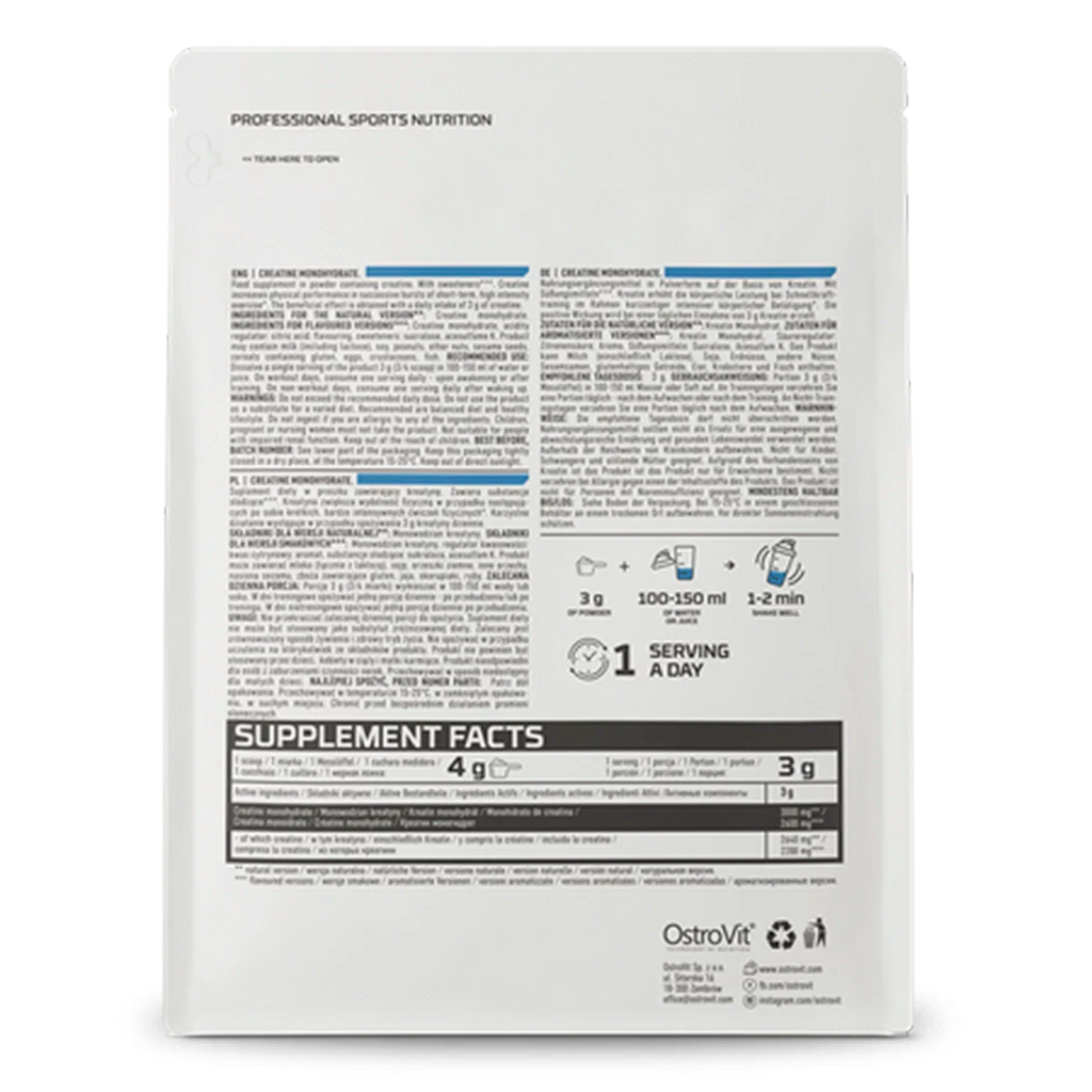 CREATINE MONOHYDRATE OSTROVIT 300 GRS