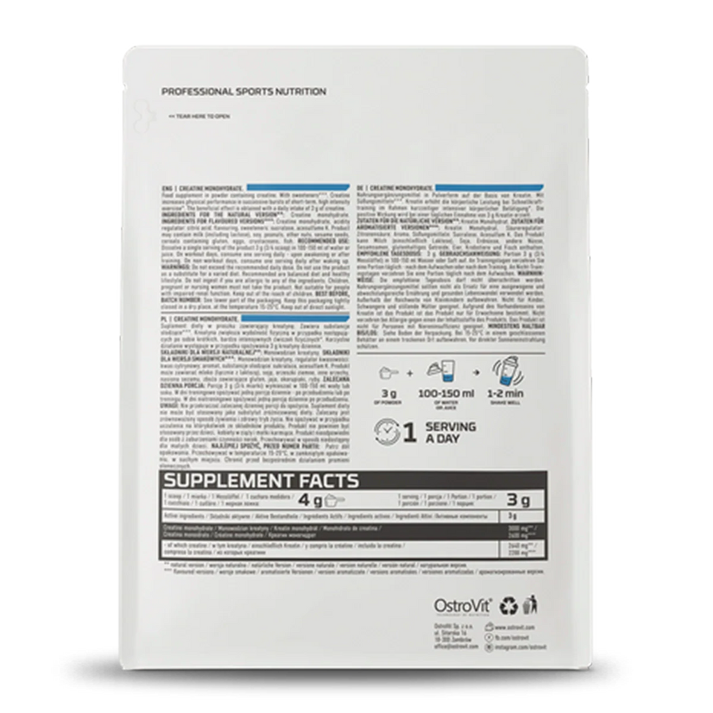CREATINE MONOHYDRATE OSTROVIT 500 GRS