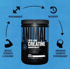 Creatina Monohidrato Micronizada 500gr Animal 100 Serv