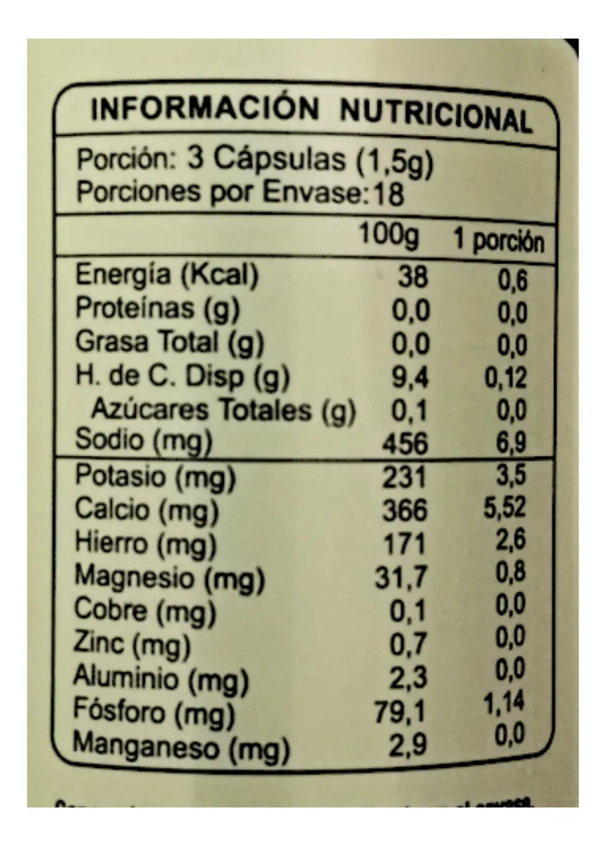 Zeolin 500mg Extremo Sur