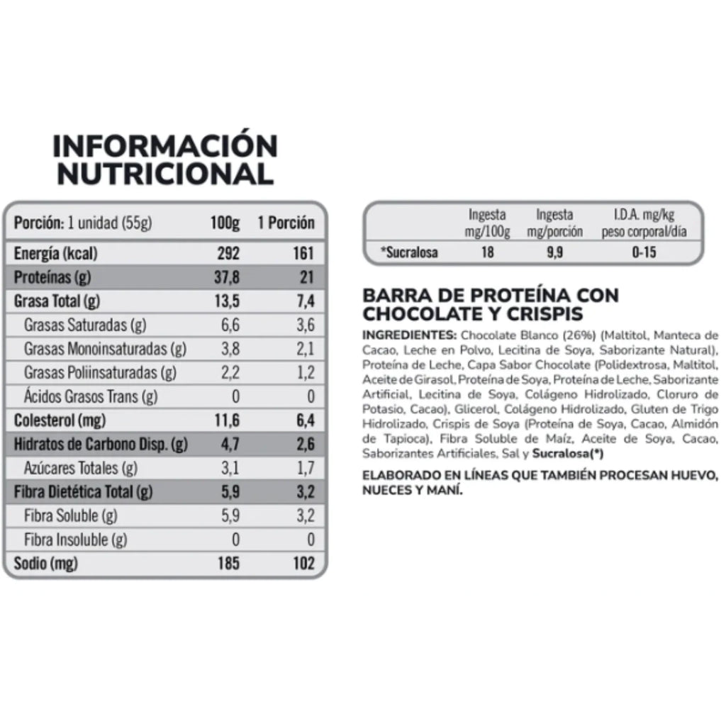 CAJA PROTEIN BITE BLACK & WHITE YOUR GOAL (4 UNID)