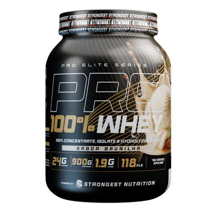 PRO 100% WHEY PROTEINA 900G - STRONGEST