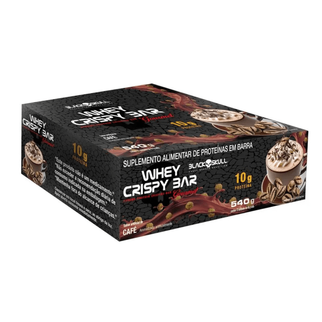 PACK 12 WHEY CRISPY BAR - CAFE