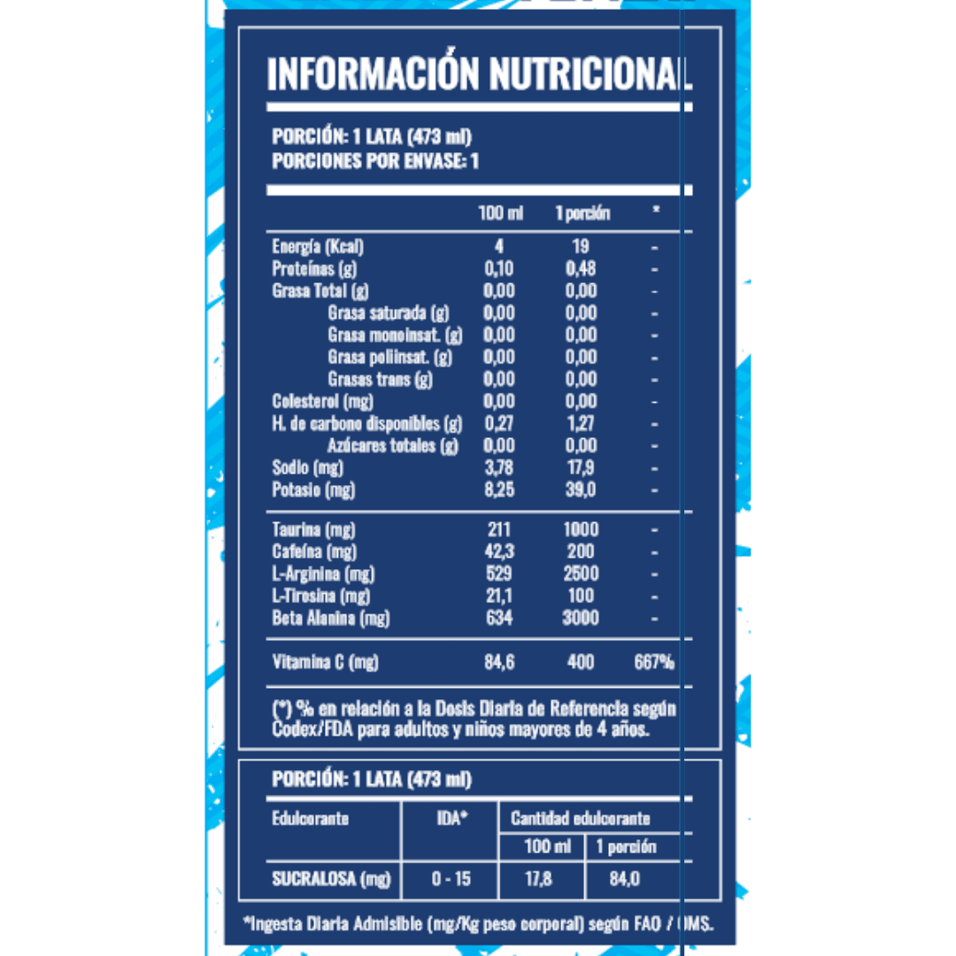PACK 12 STRONG ENERGY TURBO