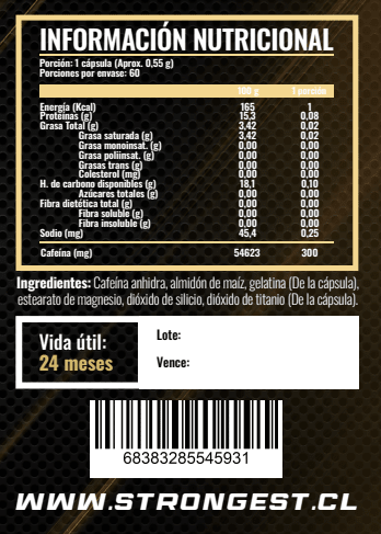 CAFFEINE ANHYDROUS 300MG