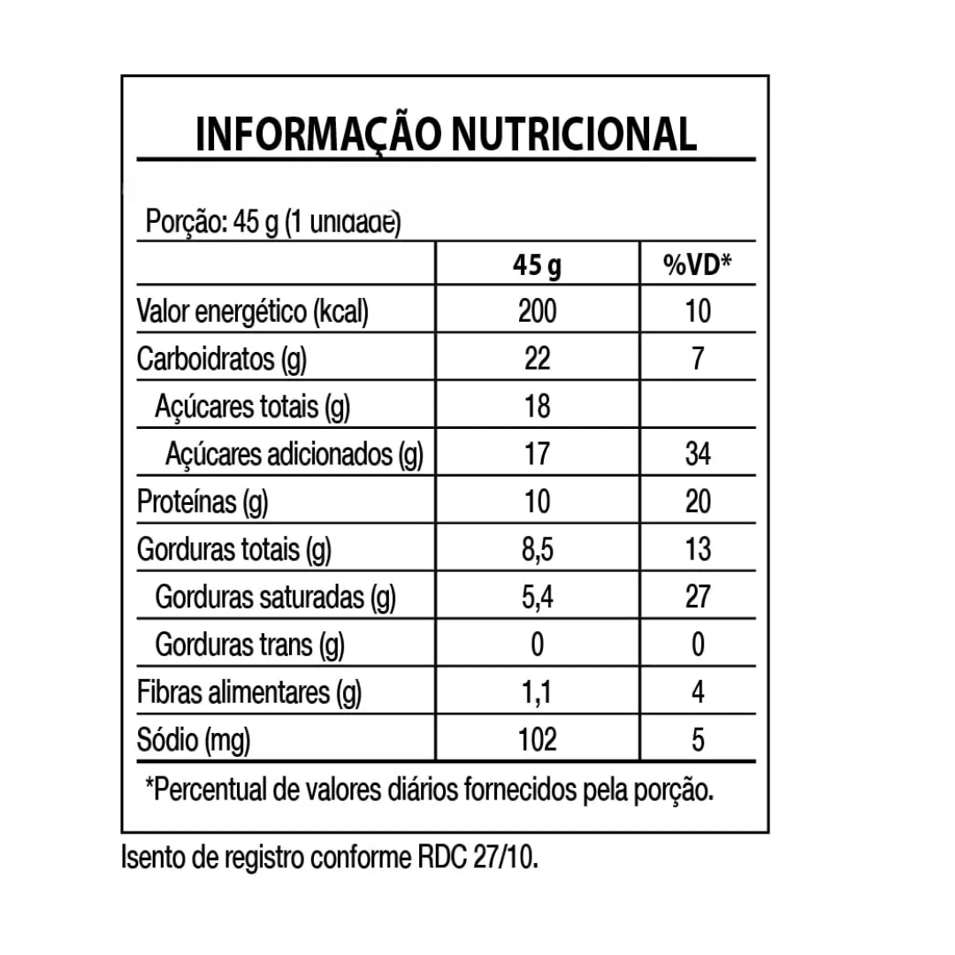 PACK 12 WHEY CRISPY BAR - COCADA