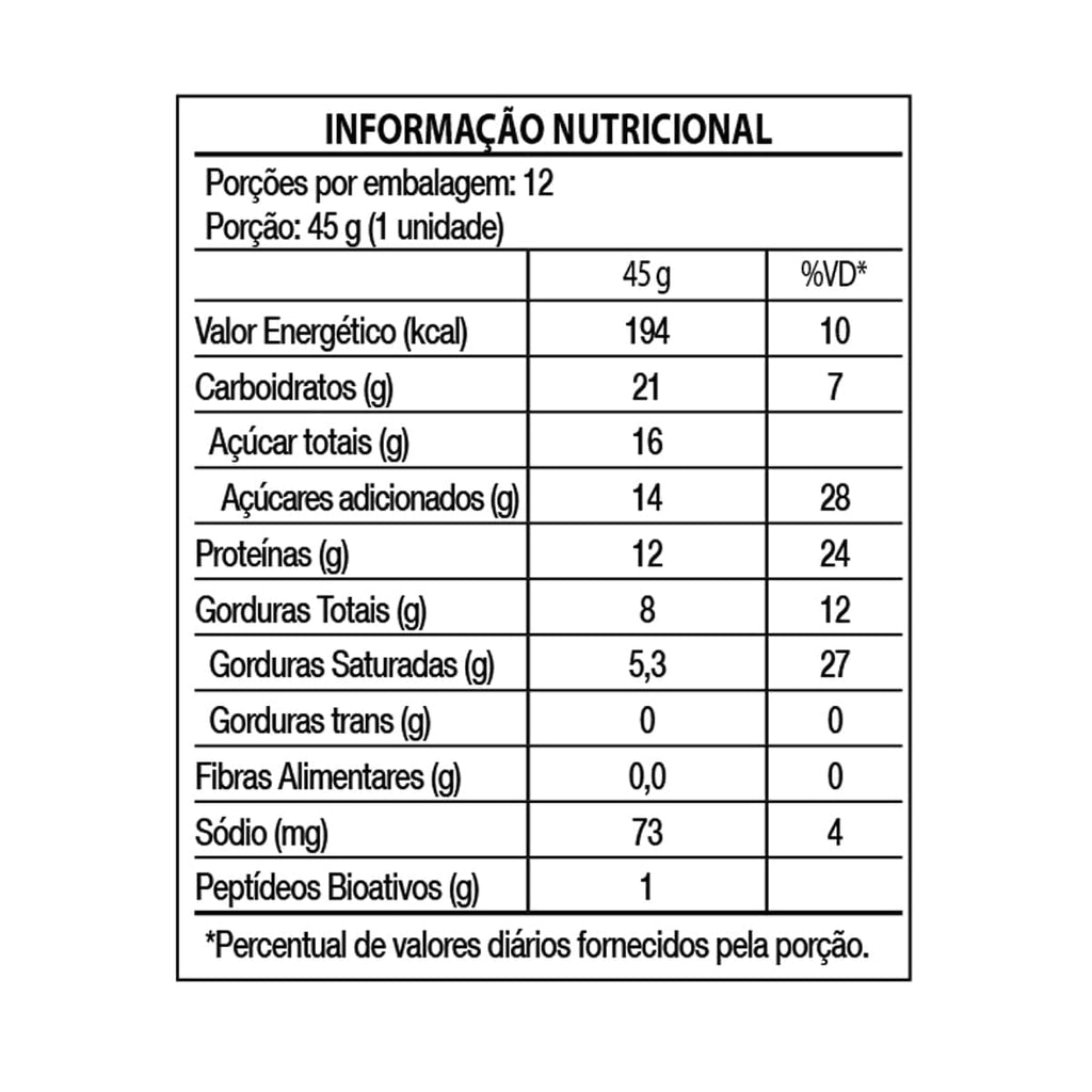 PACK 12 WHEY BAR - CHOCOLATE BLANCO