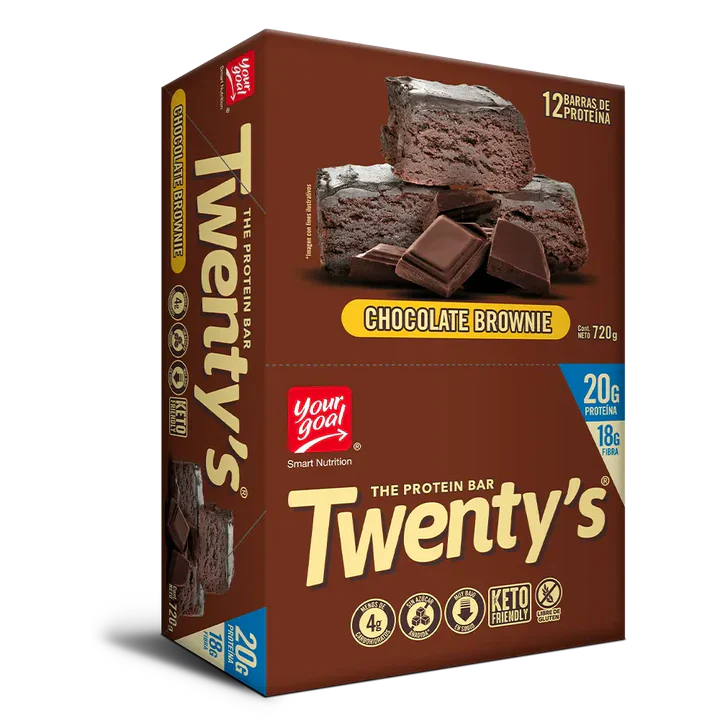 Twenty´s Protien bar Chocolate Fudge (12 unidades)