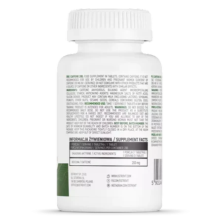 CAFEINA 200 MG 200 TABS ostrovit