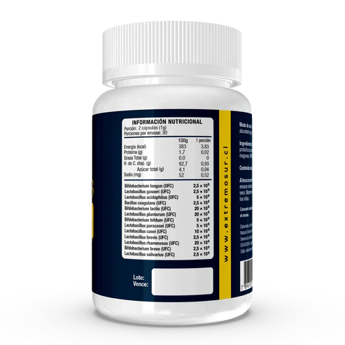 Probiótico 13 Cepas 100 Billones UFC Extremo Sur