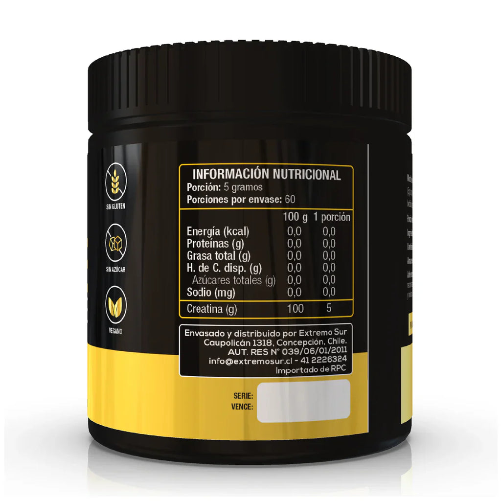 Creatina Monohidrato 300g Extremo Sur