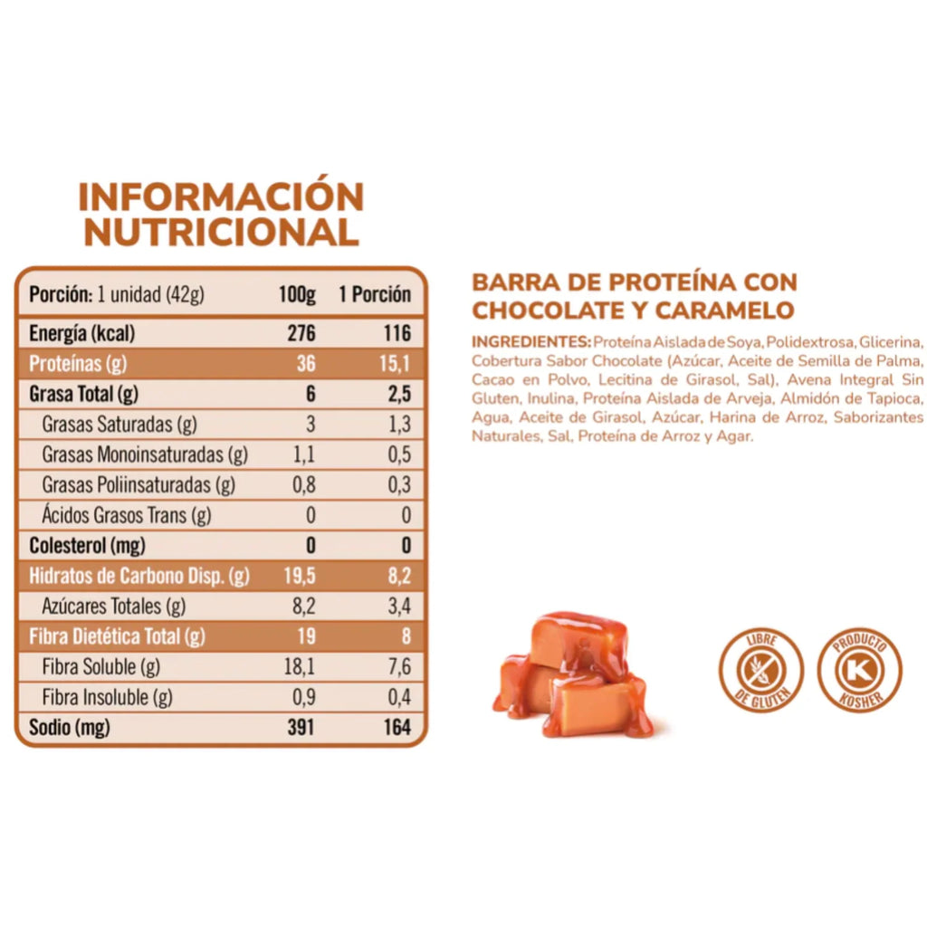 CAJA PROTEIN SNACK RICH CARAMEL