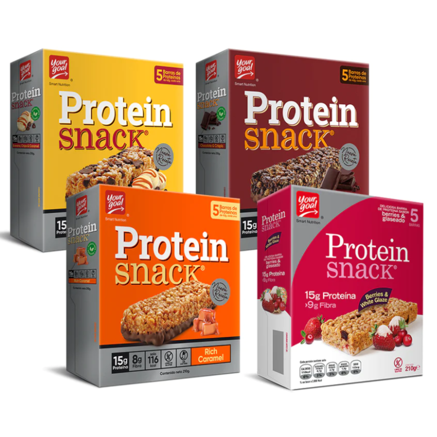 CAJA PROTEIN SNACK BERRIES & WHITE GLAZE