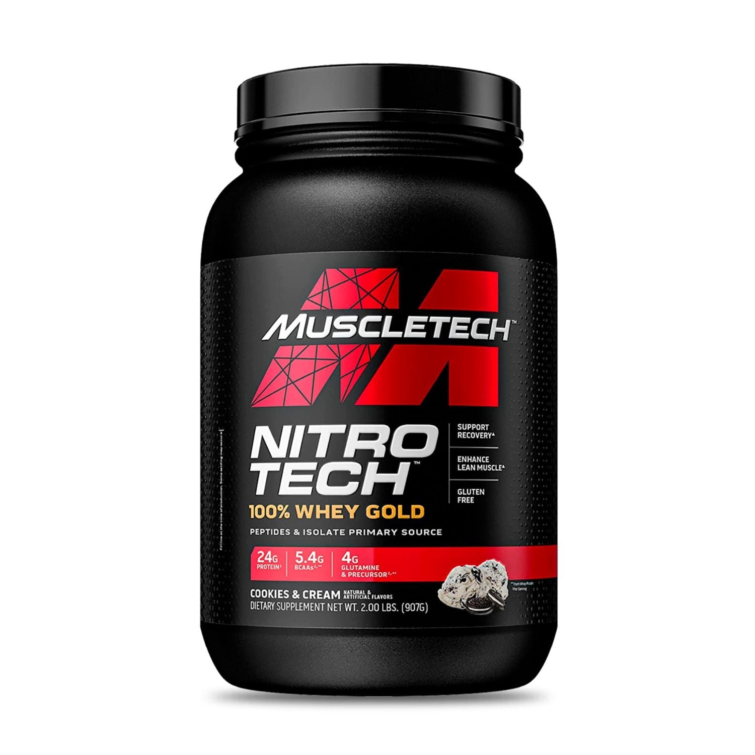Proteina Nitro tech 100% Whey Gold 2.0 LBS