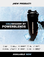 SHAKER ACERO INOXIDABLE POWER BLENDS (DOBLE FONDO)